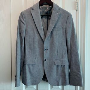 Zara white/blue blazer - 36